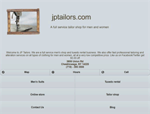 Tablet Screenshot of jptailors.com